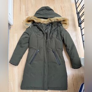 Sam Edelman Olive Hooded Ski Jacket